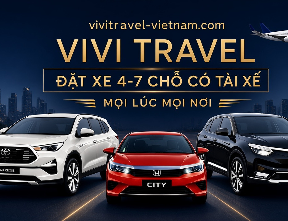 Dịch Vụ Thuê Xe Có Tài Xế Tại TP.HCM – Xe Riêng 4, 7, 16 Chỗ
